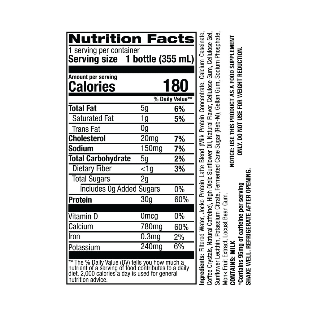 Jocko Mölk 30g Grass Fed Protein Shakes – No Added Sugar Protein Drinks KETO Friendly - Ready to Drink 12 FL Oz (Pack of 12) Chocolate