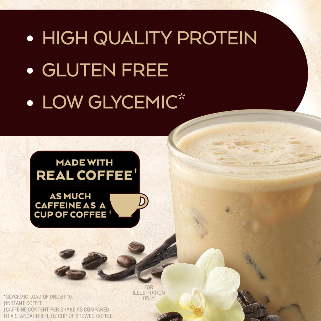 Atkins Coffee Lovers Protein Shake Variety Pack, Mocha Latte, Café Caramel and Café au Lait Flavored Protein Shakes, 15g Protein, 3g Fiber, GLP-1 Friendly, 12 Count