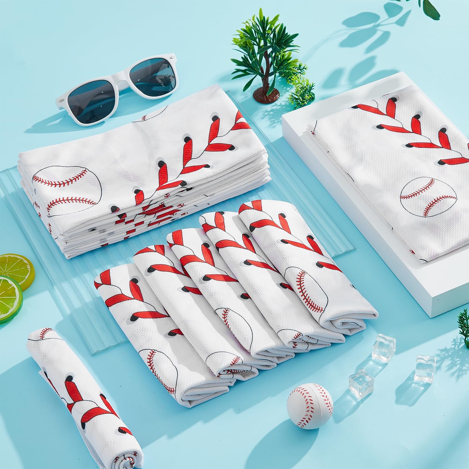 30Pcs 250th Anniversary Patriotic Cooling Towels for Neck and Face 40 x 12 Inch American Flag Sports Workout Ice Towel for Sweat Microfiber Breathable Chilly Bulk Neck Wraps for 4th of July Outdoor