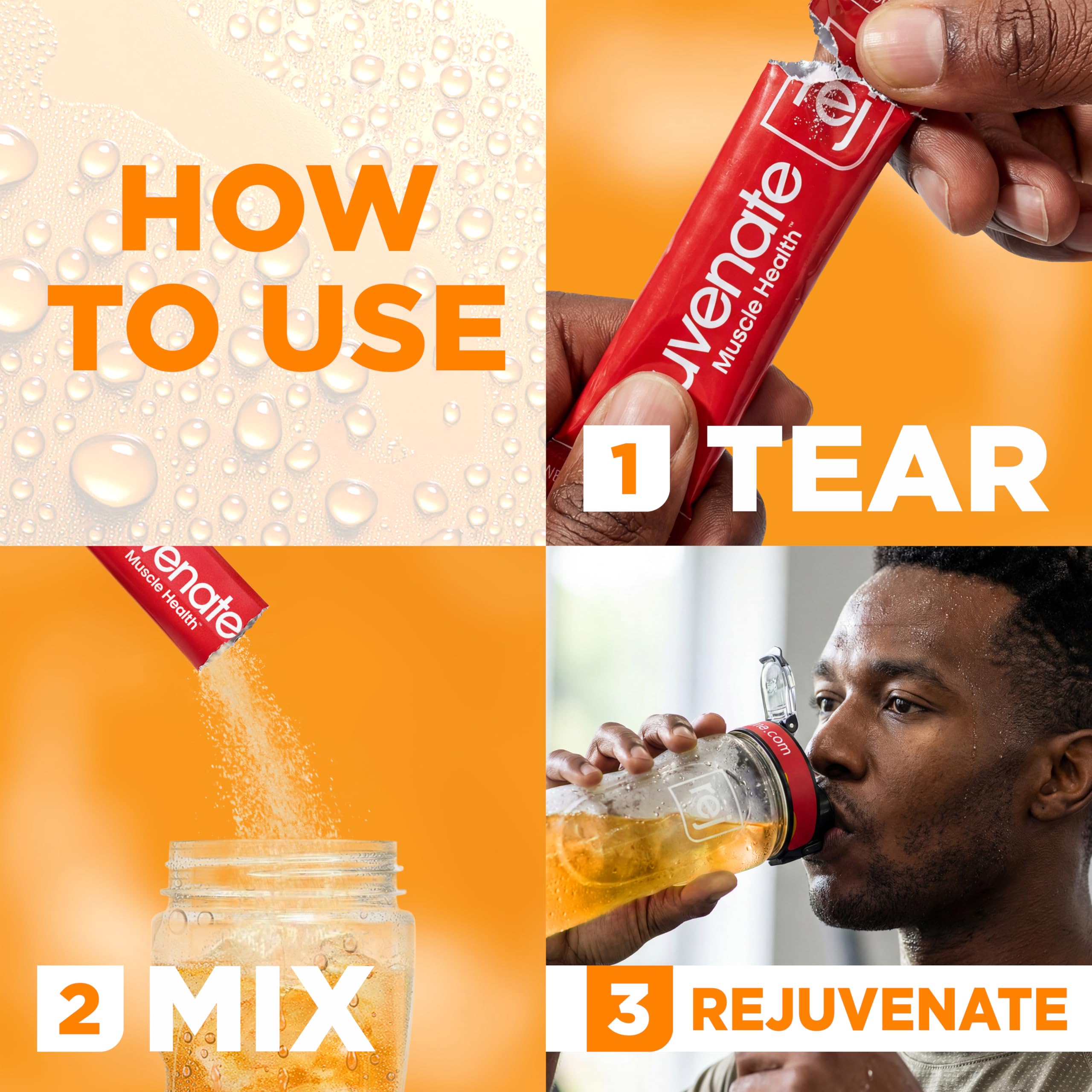 Rejuvenate Perfect Amino Acid Blend, 1 Stick = 20g Whey Protein, 5 Calories, Vegan Friendly EAA + BCAA for Muscle Growth, Strength & Energy, GLP-1 & Bariatric Support, No Bloat, No Sugar