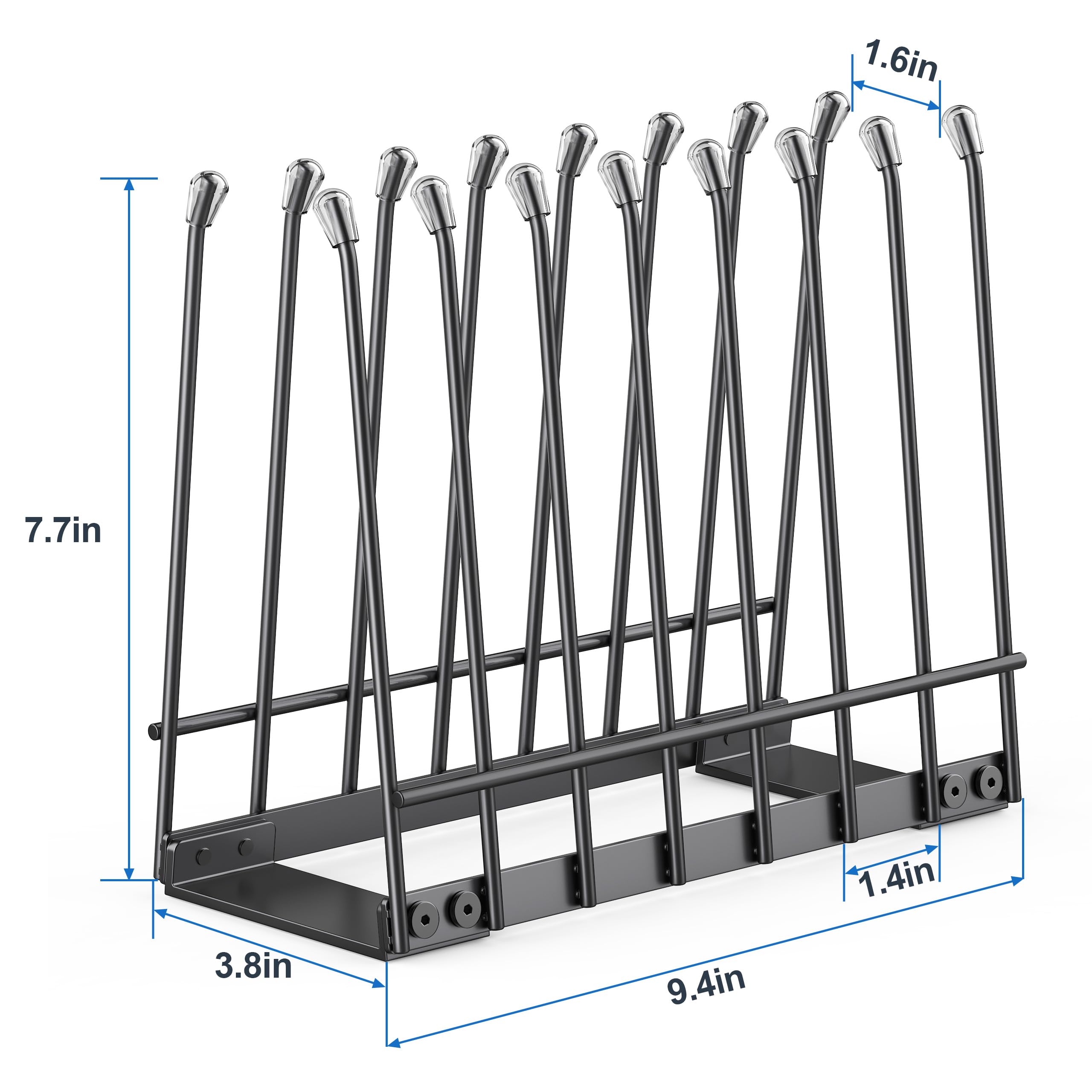 Reusable Bag Drying Rack, Foldable Metal Stand for Reusable Ziplock & Silicone Storage Bags, Rustproof Kitchen Dryer, Silver