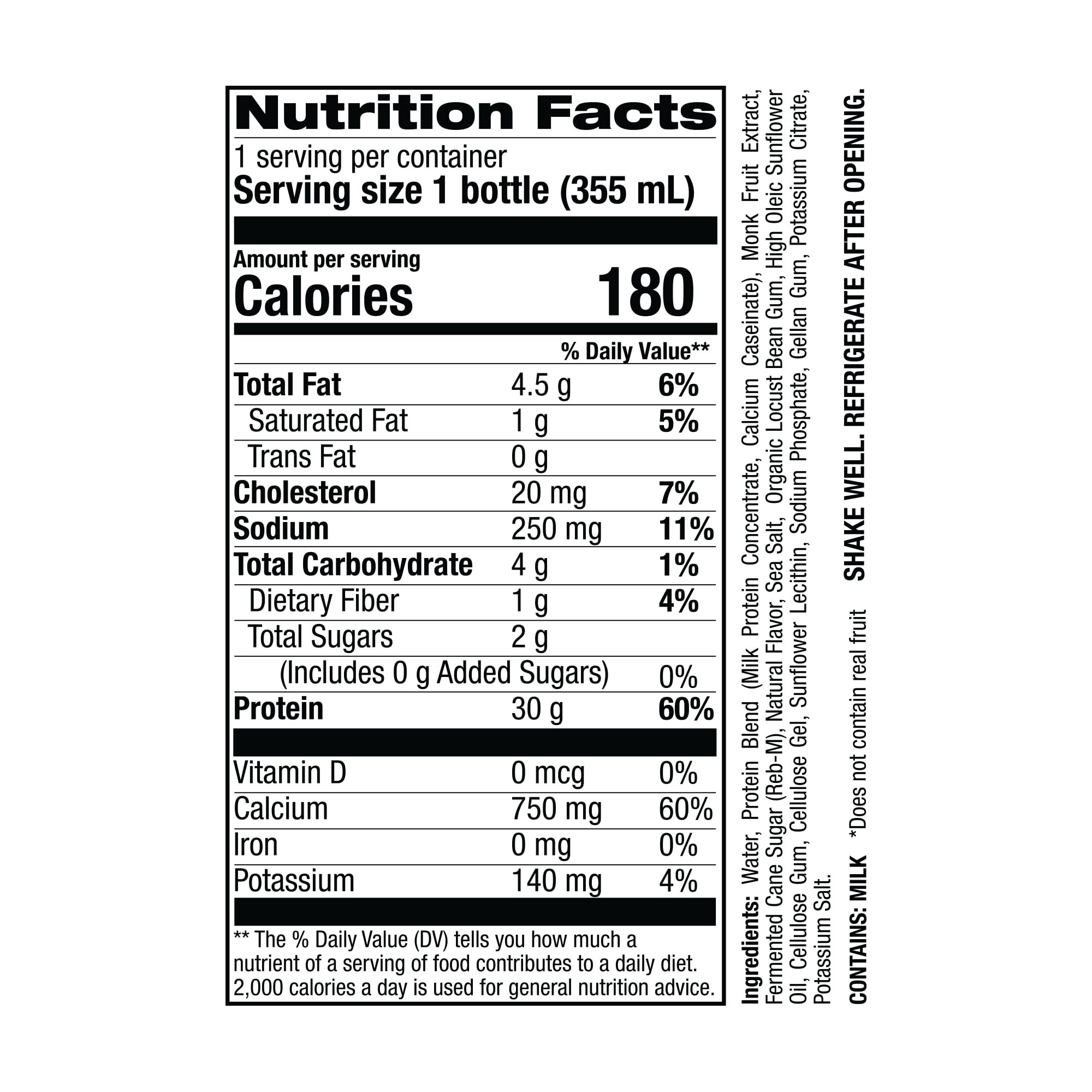 Jocko Mölk 30g Grass Fed Protein Shakes – No Added Sugar Protein Drinks KETO Friendly - Ready to Drink 12 FL Oz (Pack of 12) Chocolate