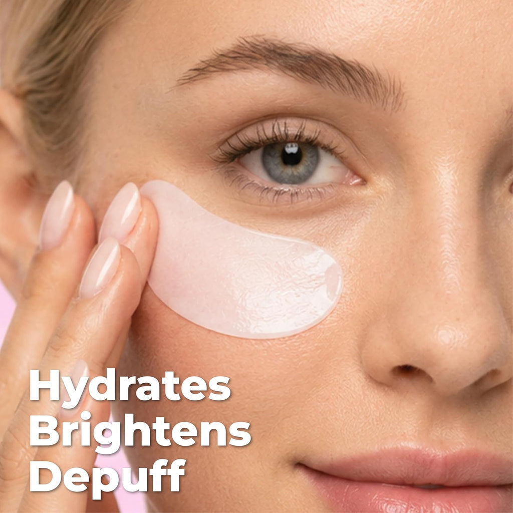 LIVAURA Retinol Under Eye Patches - Eye Masks for Dark Circles and Bags | Cooling collagen under-eye patches that de-puff, hydrate and smooth dark circles, bags and fine lines - anti-aging eye pads