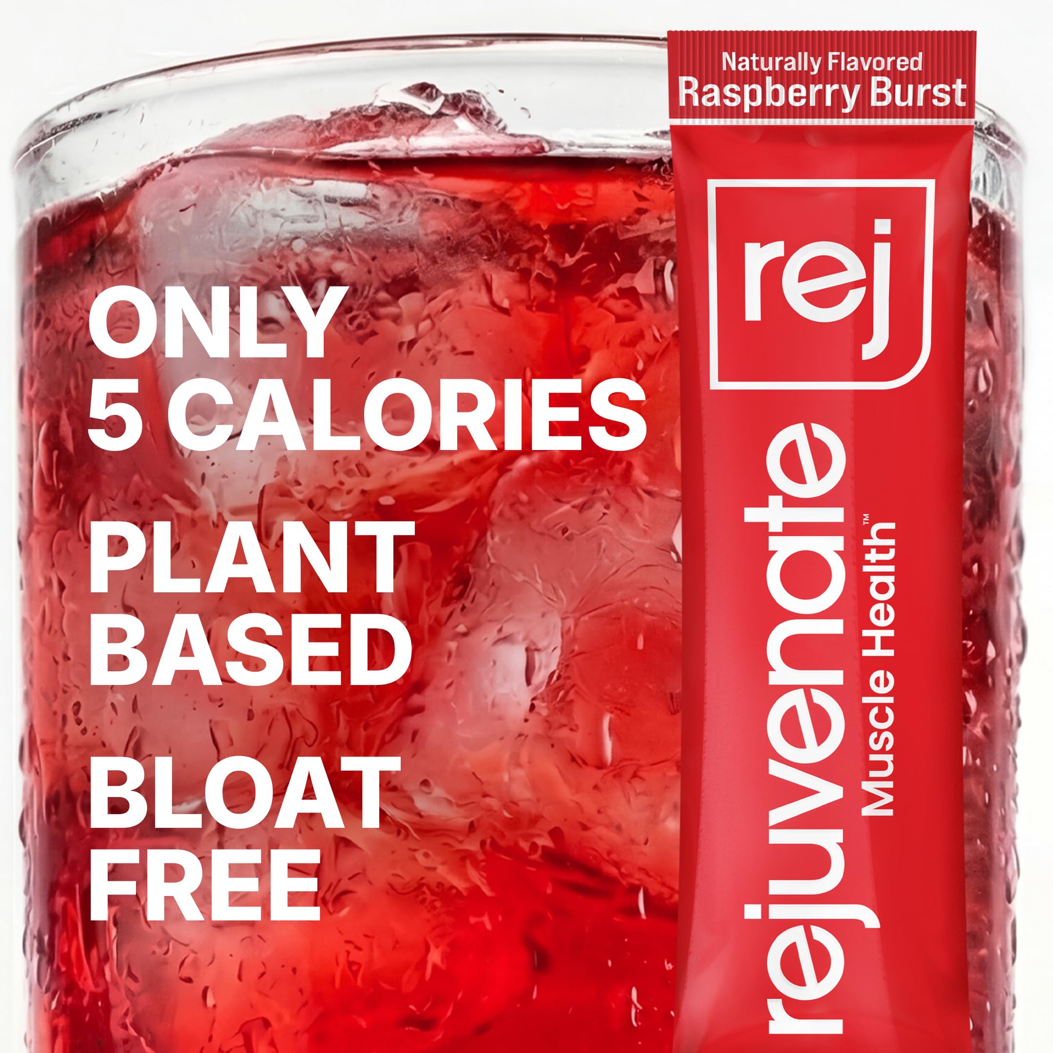 Rejuvenate Perfect Amino Acid Blend, 1 Stick = 20g Whey Protein, 5 Calories, Vegan Friendly EAA + BCAA for Muscle Growth, Strength & Energy, GLP-1 & Bariatric Support, No Bloat, No Sugar