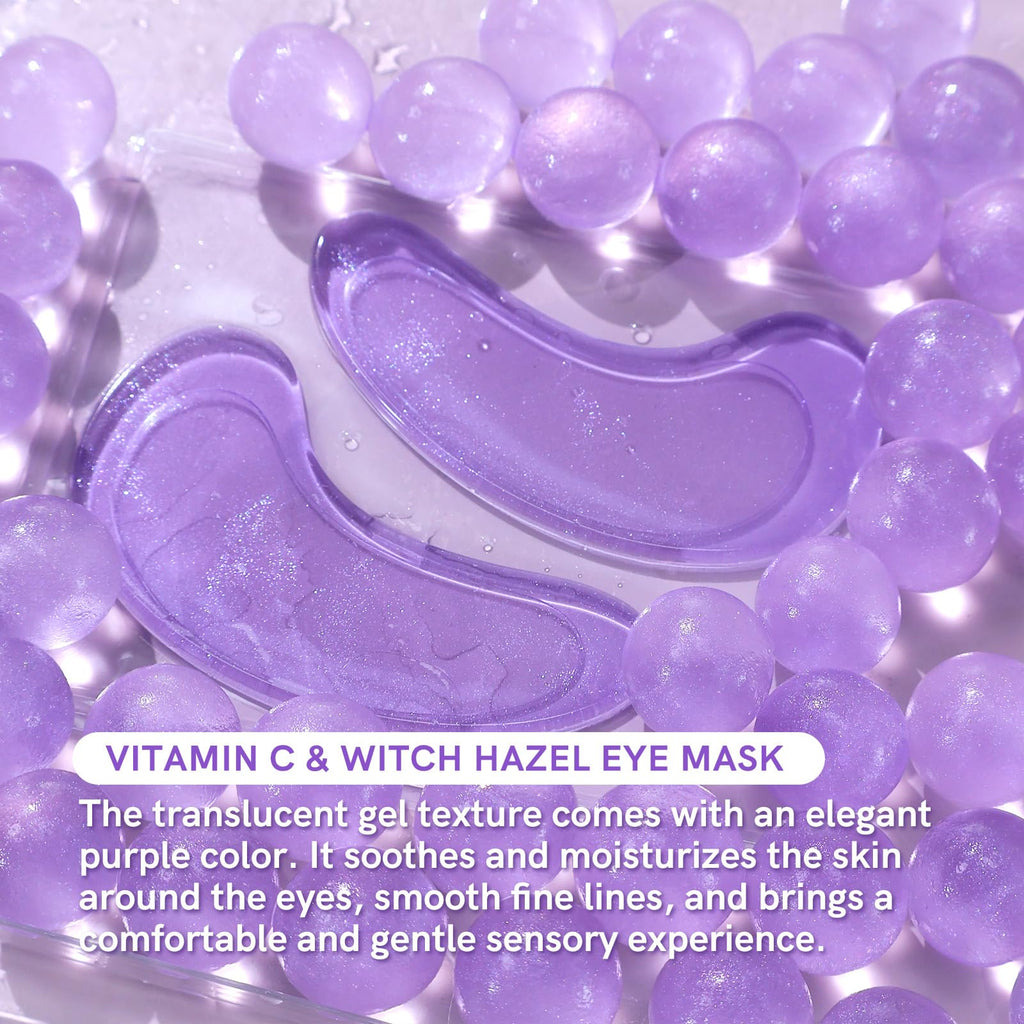 PEAUAMIE Under Eye Patches Collagen and Peptide Eye Mask for Dark Circles and Puffiness,Face Mask Skin Care Products 30 Pairs