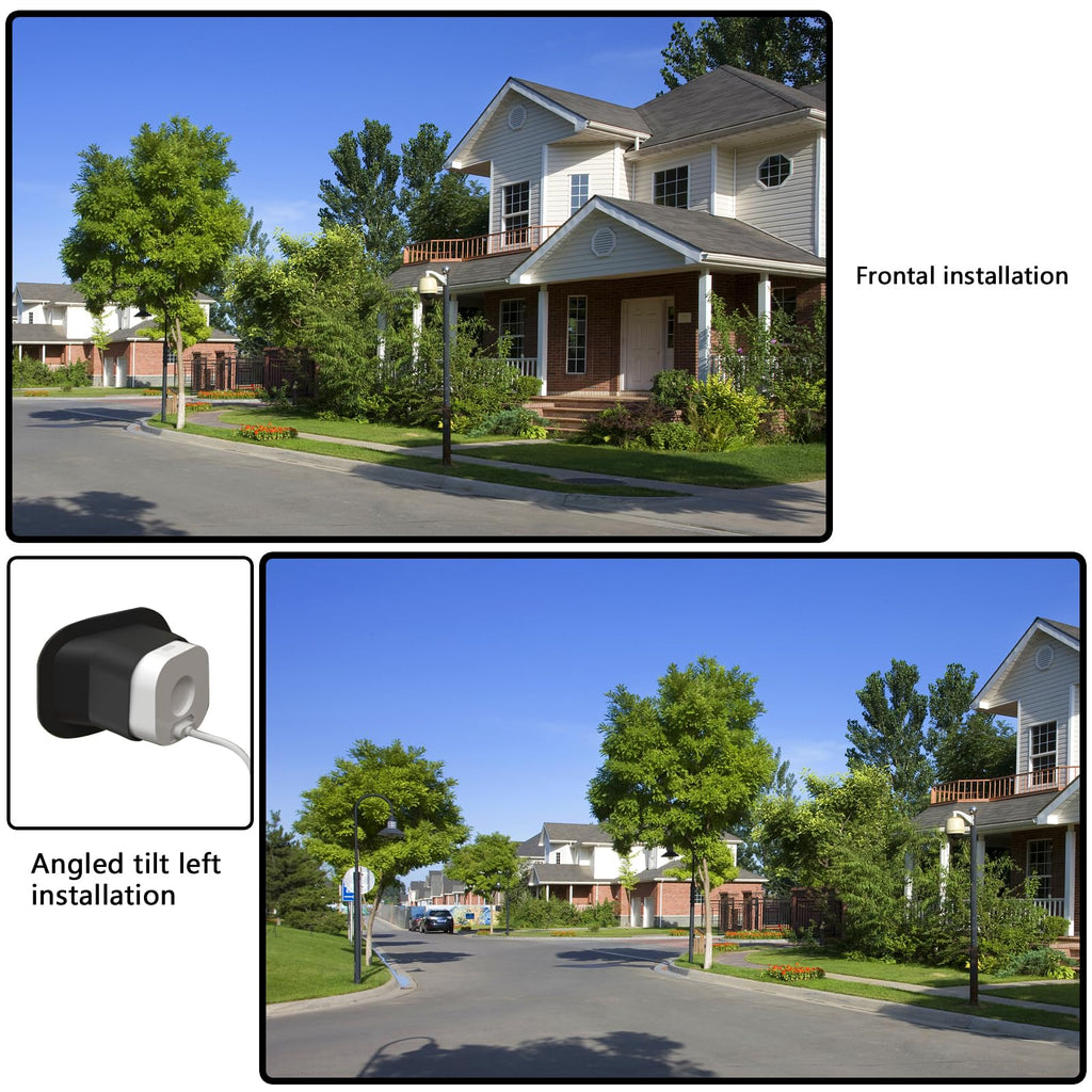 Teccle 2 Pack Angled Window Mount for Blink Mini Camera, 20 Degrees Tilt (Up/Down/Left/Right) (Not Compatible with Blink mini 2)