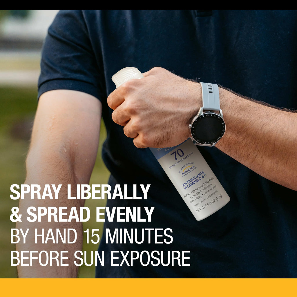Neutrogena, Sport Face Sunscreen SPF 70+, Oil-Free, Sweat and Water-Resistant, Broad-Spectrum UVA/UVB, 2.5 Fl Oz