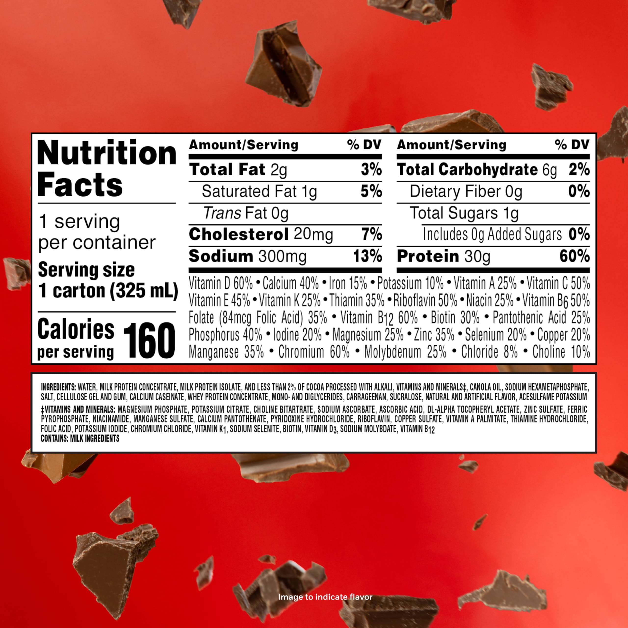 BOOST MAX Protein Shakes Ready to Drink - 30g High Protein Shake - Chocolate | Nutritional Drinks to Support Muscle Recovery After Exercise, 26 Vitamins & Minerals, 1g Sugar, 11 fl oz (Pack of 18)