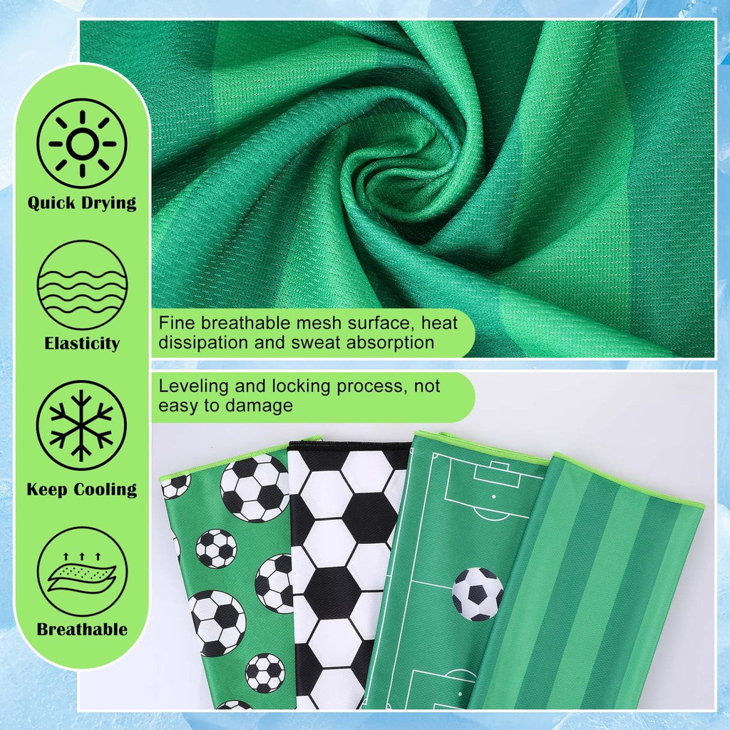 FuWeave 24 Pack Baseball Cooling Towel 40 x 12 Inch Breathable Sport Cooling Towel Microfiber Fast Drying Baseball Team Gifts for Athletes Yoga Gym Camping Running