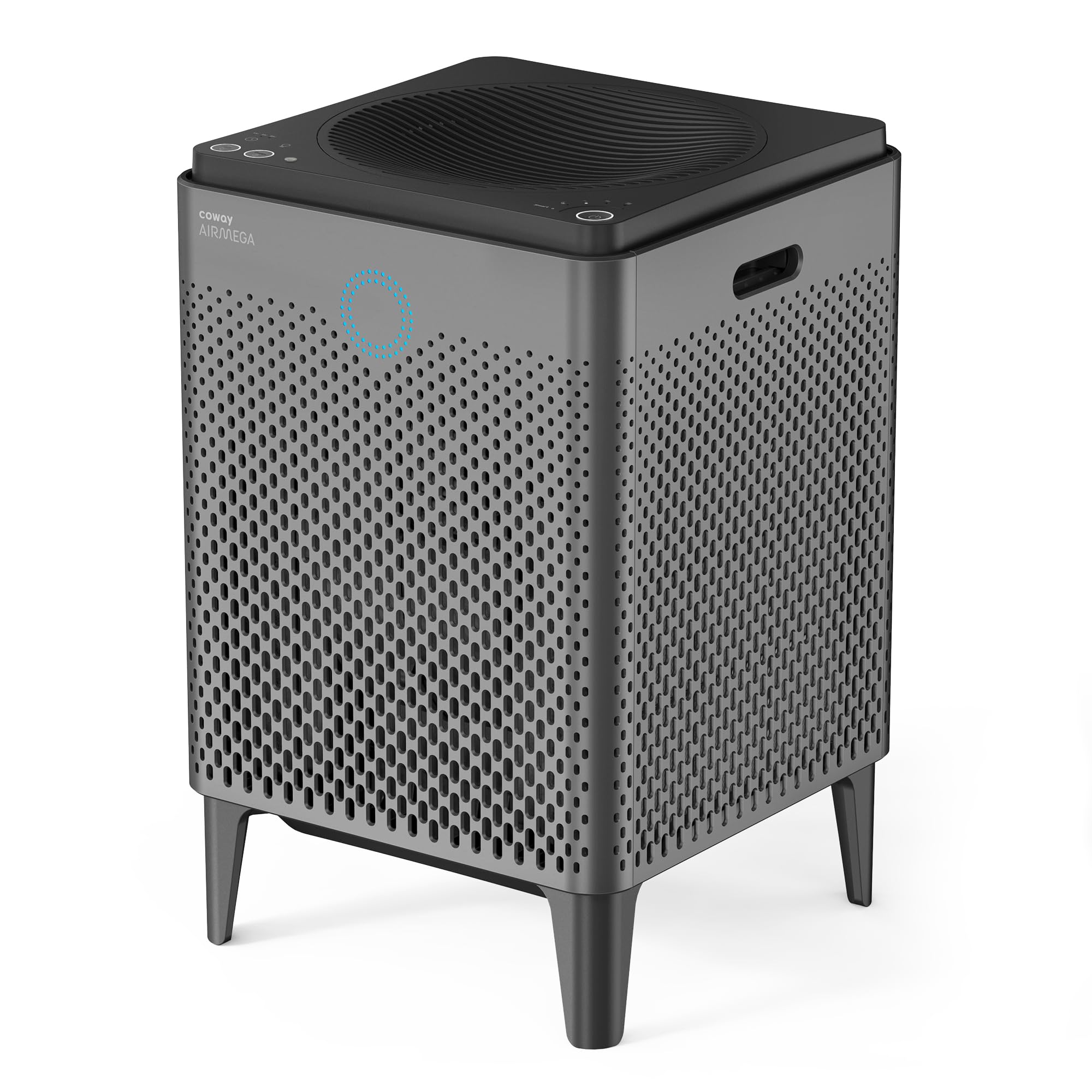 COWAY Air Purifier for Home Up to 3,120ft², Washable Pre-Filter and HEPA Filter for Smoke, Allergies, Pet Dander, Odor, AQI, Auto & Sleep Mode, Timer, 5yr Warranty, Airmega 400 White, AP-2015F