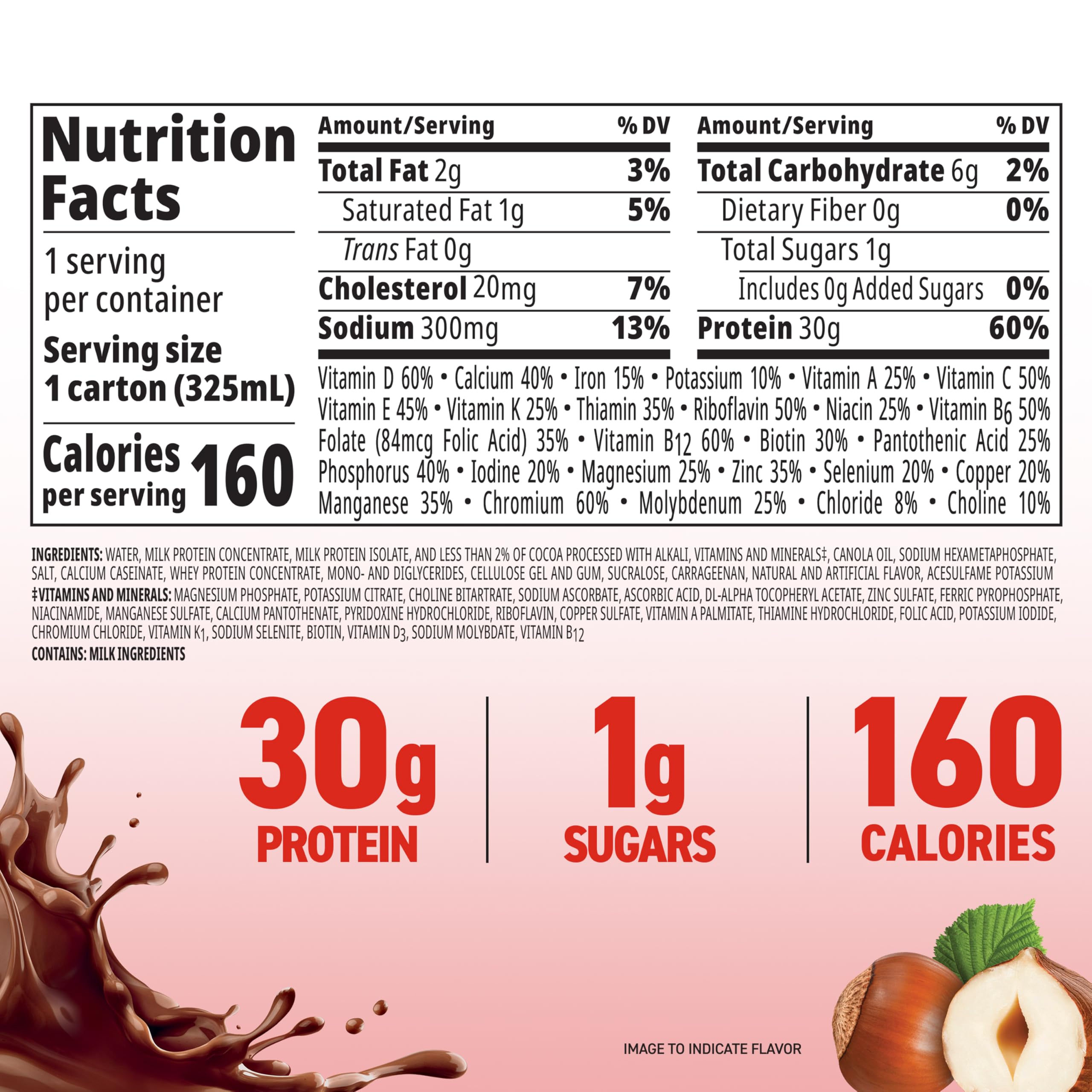 BOOST MAX Protein Shakes Ready to Drink - 30g High Protein Shake - Chocolate | Nutritional Drinks to Support Muscle Recovery After Exercise, 26 Vitamins & Minerals, 1g Sugar, 11 fl oz (Pack of 18)