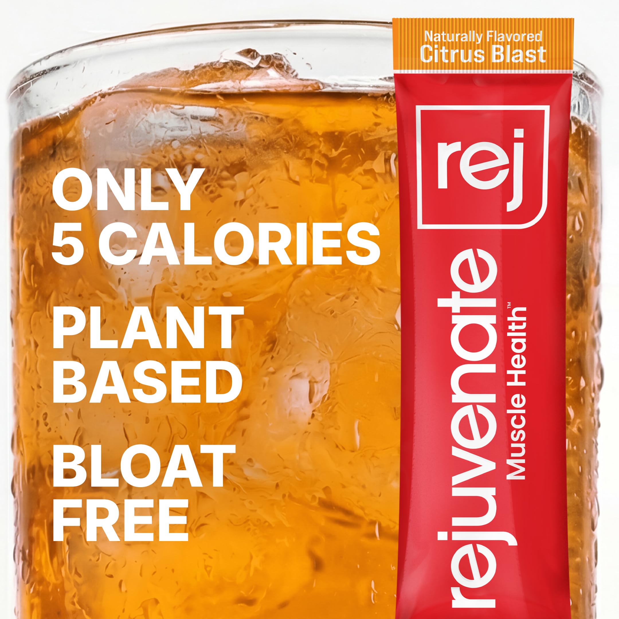 Rejuvenate Perfect Amino Acid Blend, 1 Stick = 20g Whey Protein, 5 Calories, Vegan Friendly EAA + BCAA for Muscle Growth, Strength & Energy, GLP-1 & Bariatric Support, No Bloat, No Sugar