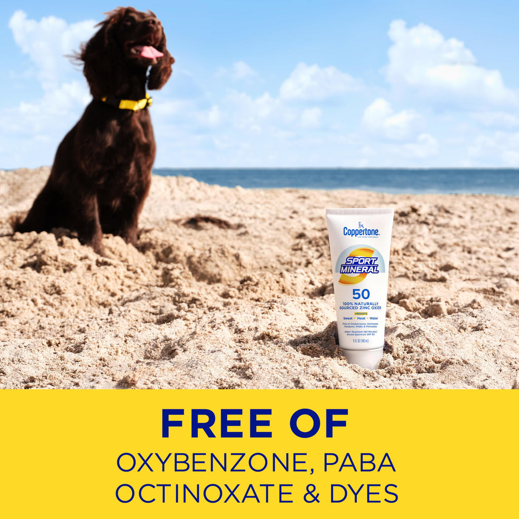 Coppertone SPORT Sunscreen Lotion Broad Spectrum SPF 50 (3 Fluid Ounce) (Packaging may vary)