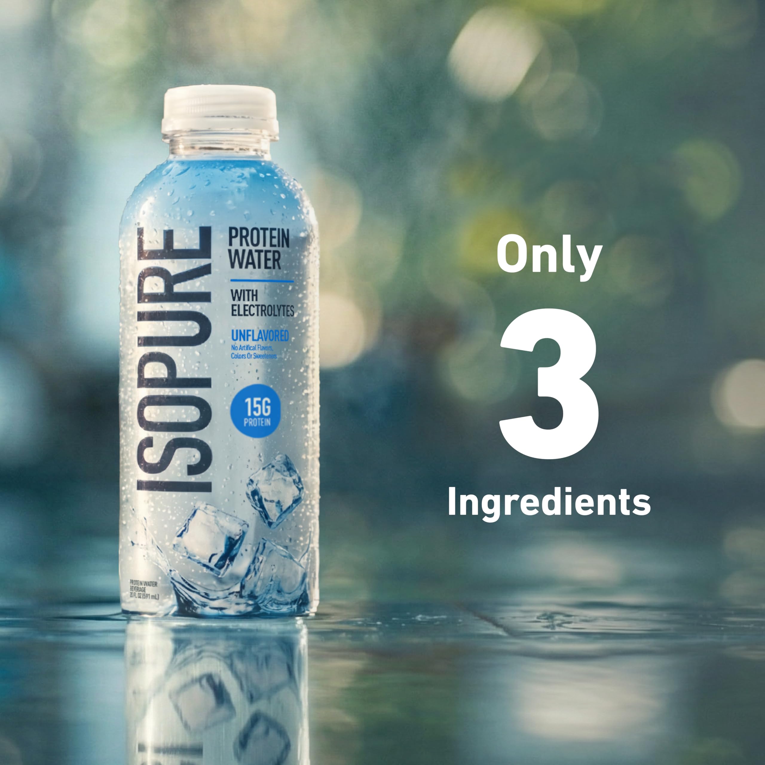 Isopure Clear Whey Isolate Protein Powder, Lactose Free, Gluten Free, Naturally Flavored, Watermelon Lime, 20g Protein Per Serving, 14.1 Oz, 16 Servings (Packaging May Vary)