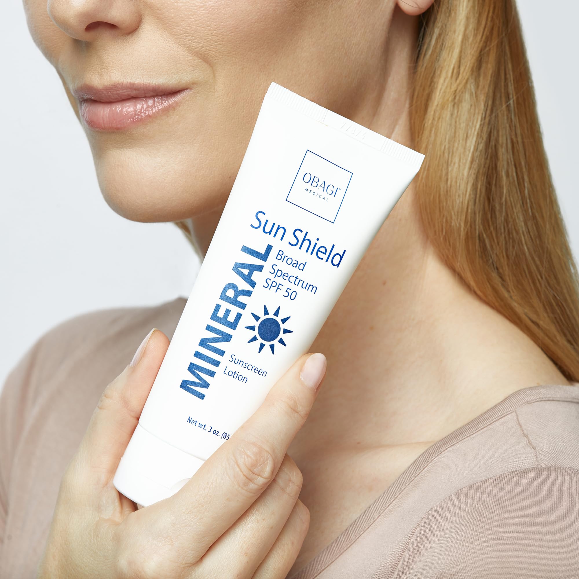Obagi Sun Shield Hypoallergenic Mineral Sunscreen – Broad Spectrum SPF 50 Protection from the Sun – Sheer, Quick-Absorbing Formula – 3 oz