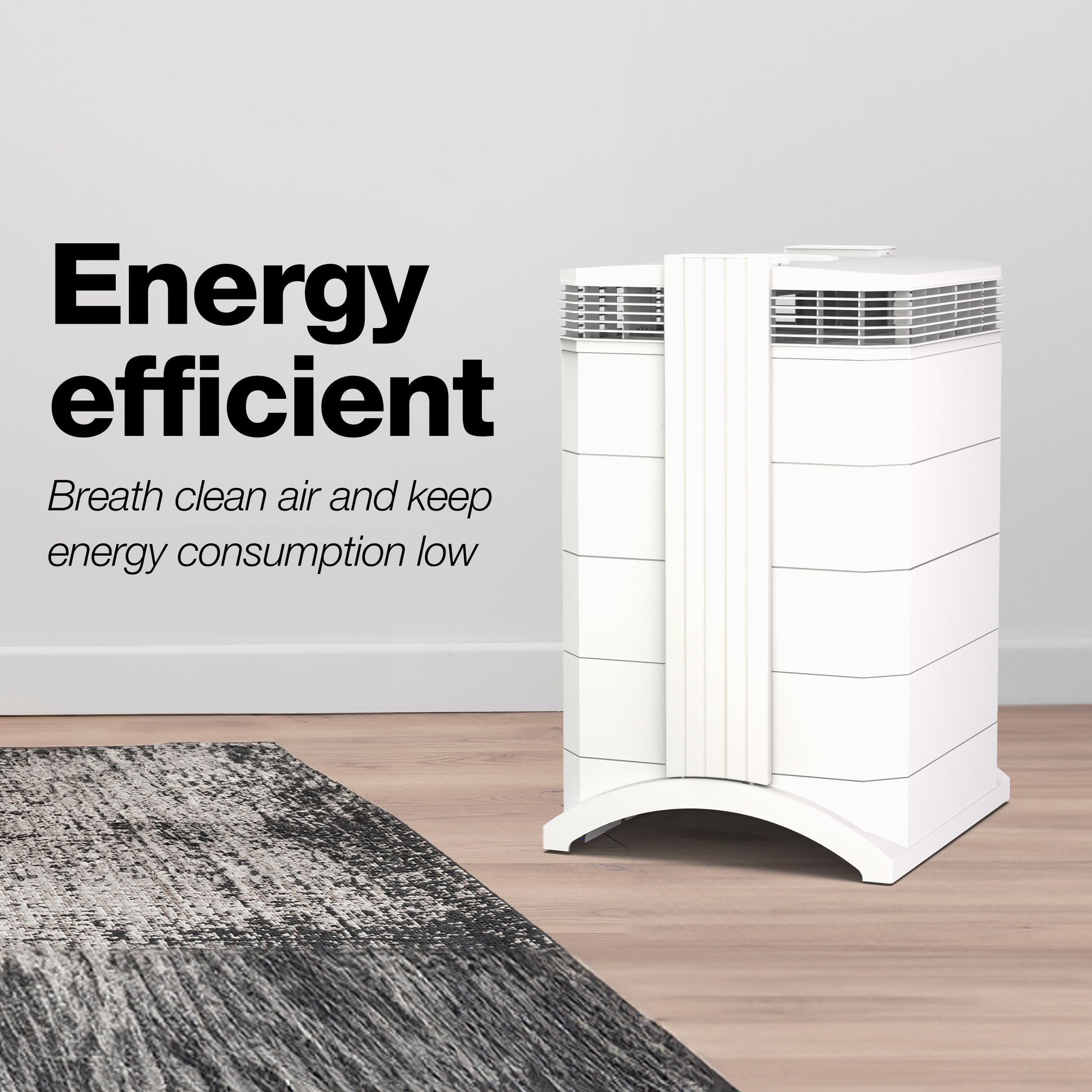 IQAir HealthPro Plus XE Air Purifier - Smart HyperHEPA Filtration for Large Rooms up to 1125 sq ft - Smoke, Viruses, Allergens, Asthma, Mold, Dust, Pets, Swiss Made, WiFi Enabled