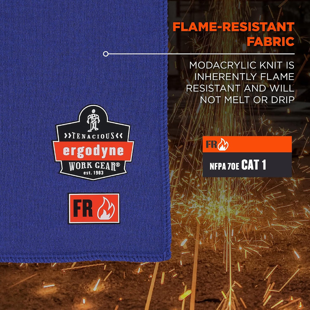 Ergodyne Chill-Its 6606FR Cooling FR Towel, Fire Resistant Modacrylic Knit, Flame Resistant Cooling