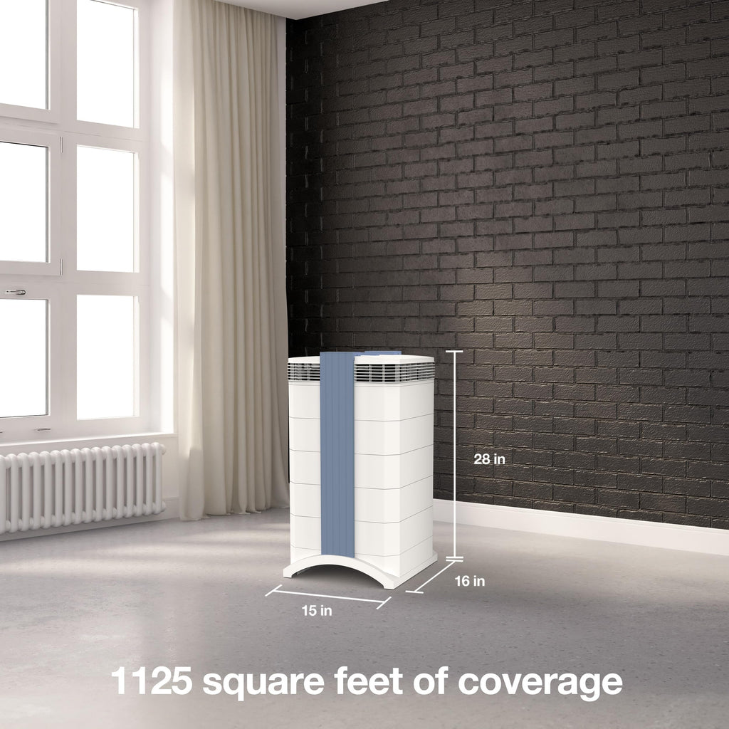 IQAir HealthPro Plus XE Air Purifier - Smart HyperHEPA Filtration for Large Rooms up to 1125 sq ft - Smoke, Viruses, Allergens, Asthma, Mold, Dust, Pets, Swiss Made, WiFi Enabled