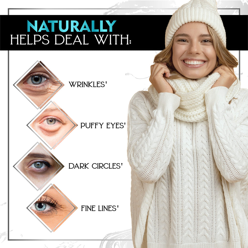 Under Eye Mask for Puffy Eyes, Dark Circles, Eye Bags, Puffiness, Wrinkles with Collagen - Hydrating - Green Tea Skincare - Anti-Aging Eye Patch Treatment Masks - 60 Under Eye Gel Pads
